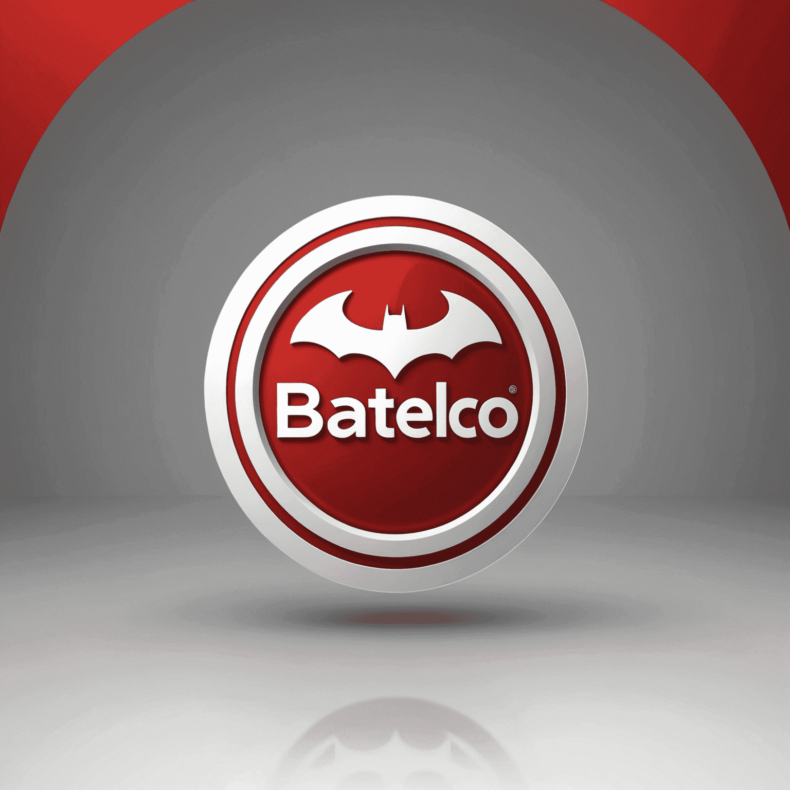 batelco logo in red and white colors