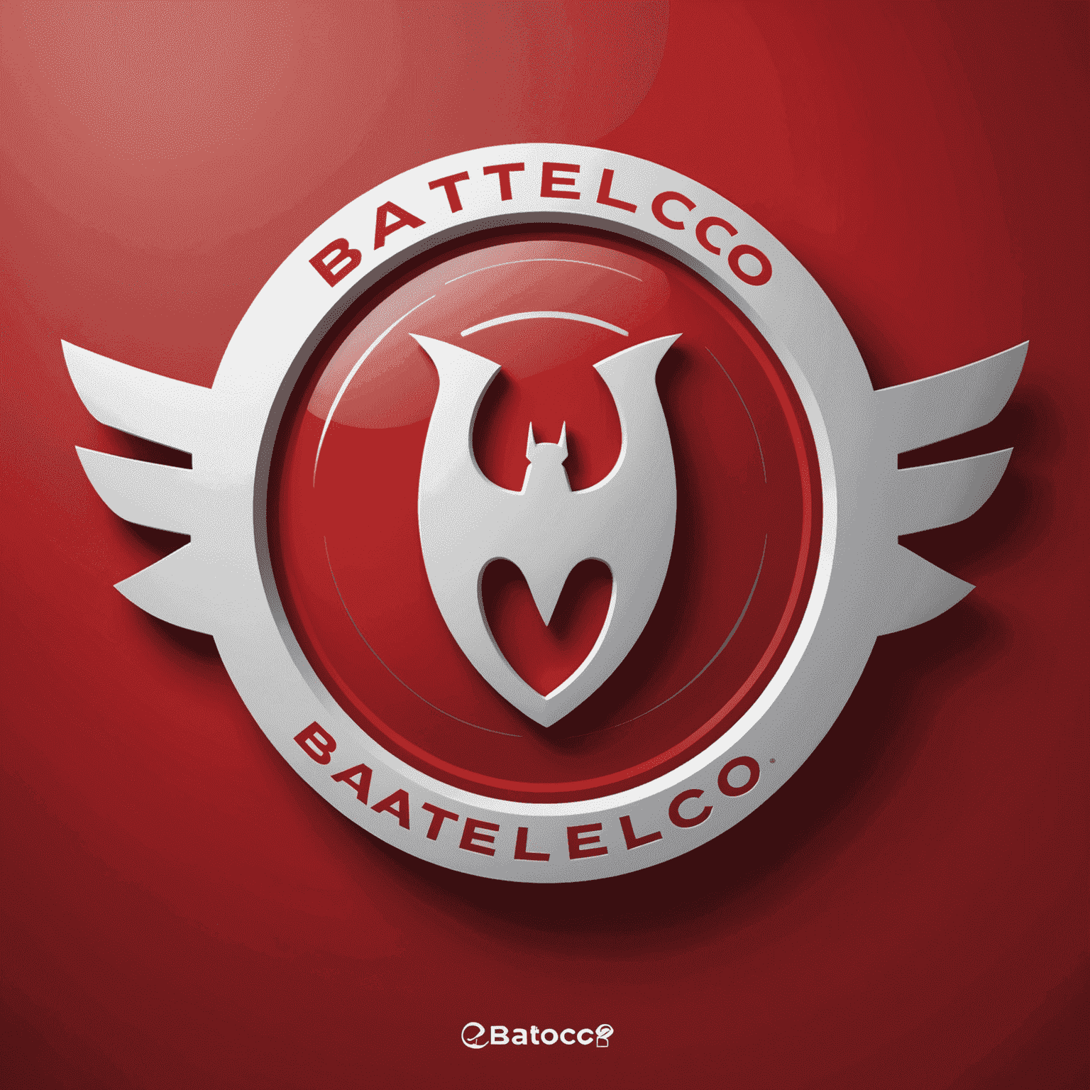 batelco logo in red and white colors